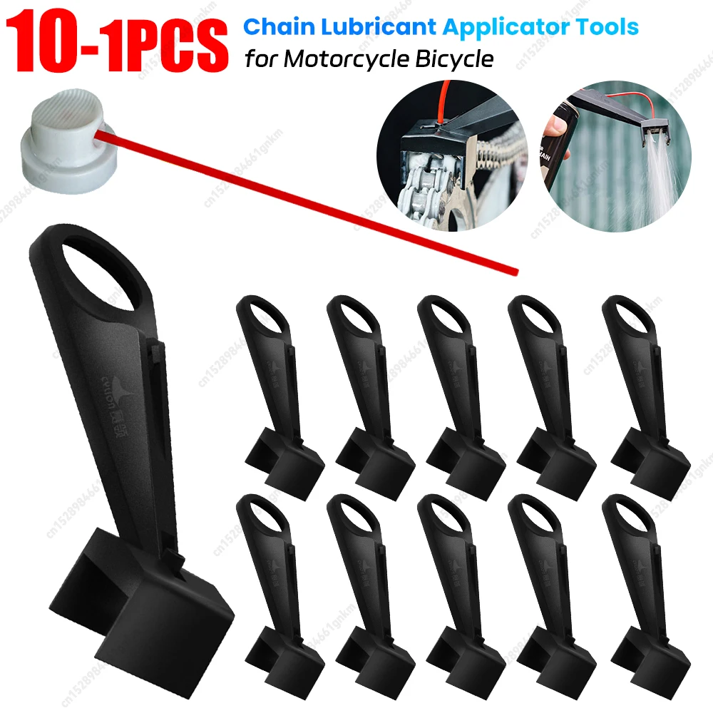 

10-1PCS Motorcycle Chain Lubricant Applicator Tool Grease Lubrication Kit Chain Luber Oiler Cleaner Motorcycle Bike Maintenance