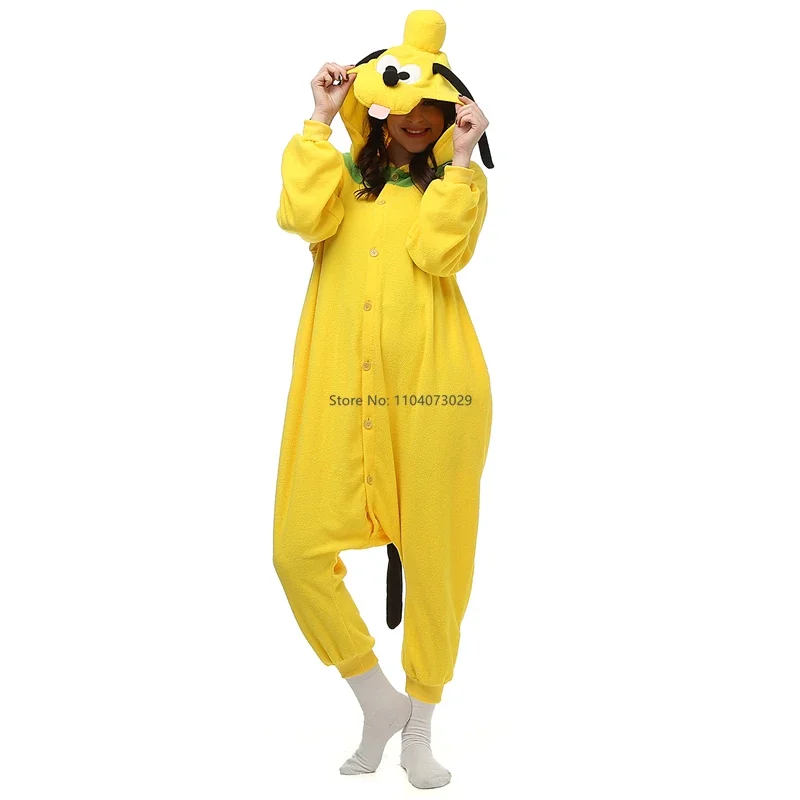 EE01 Onesieshow Animal Kigurumi pijamas Halloween Onesie adulto dibujos animados perro gato loro pijama Cosplay fiesta mujeres hombres HomeweaIo0!