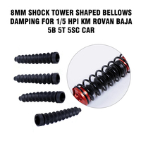 1/5 8MM Shock Tower Shaped Bellows Damping for HPI KM ROVAN Baja 5B 5T 5SC crawler Cars Parts RC Car model Protection Accessory