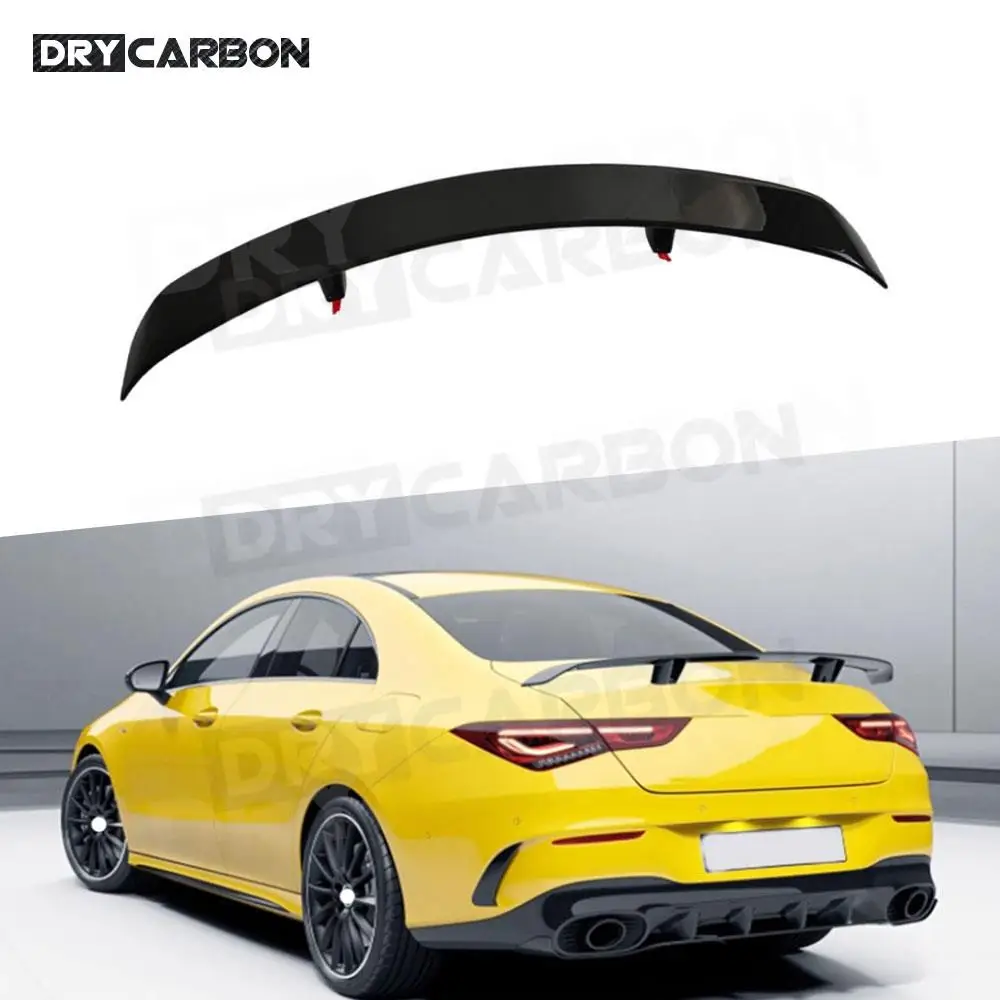 ABS Rear Trunk Spoiler Active Wing Lip for Mercedes Benz W118 C118 CLA35 CLA180 CLA200 CLA250 CLA45 AMG Line 2019- 2024 Boot Lip