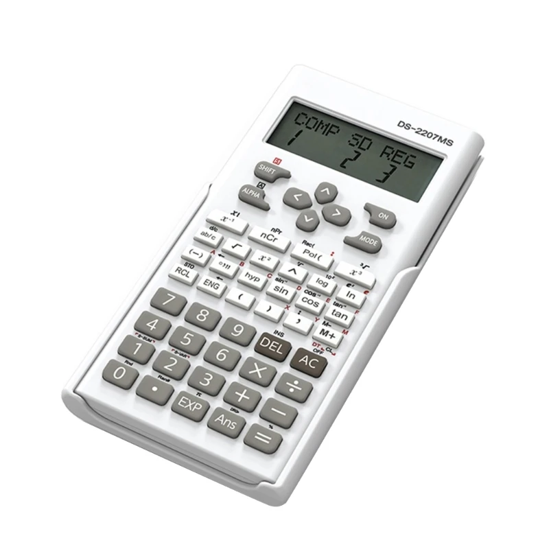 Calculatrice scientifique Portable, outil d'examen multifonctionnel à écran large à 12 chiffres, calculatrice fonctions pour