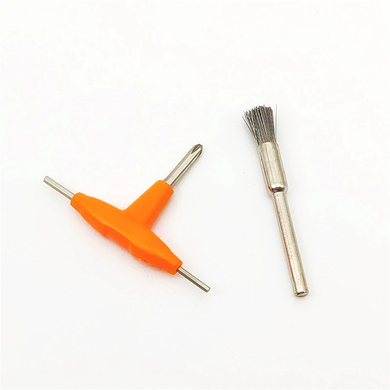 Wire Brush & T-Shaped Screwdriver Set - Multi-Purpose Tool Kit for Rust Removal, Surface Cleaning & Screwdriving