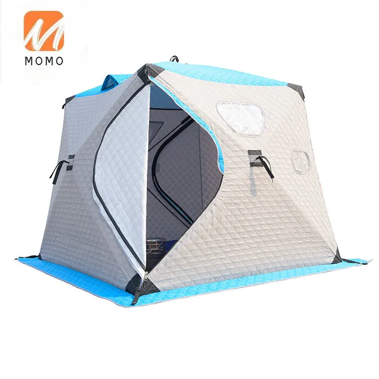 manufacturer custom logo pop up winter insulated outdoor camping ice fishing tent