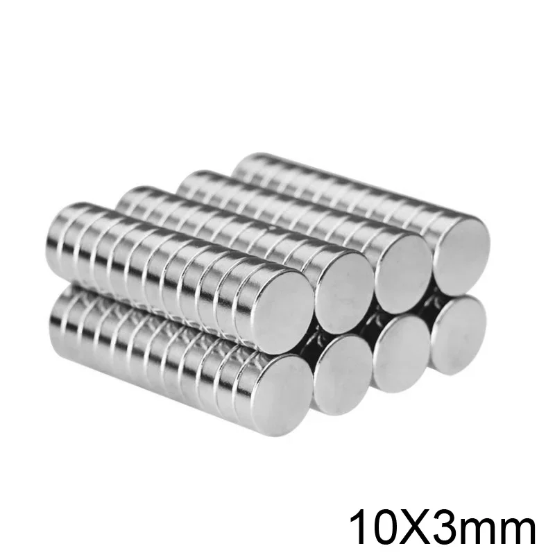 10x3mm Disc Strong Powerful Magnets 10x3 mm N35 Permanent NdFeB Round Magnets 10*3 Neodymium Magnet Dia 10*3mm