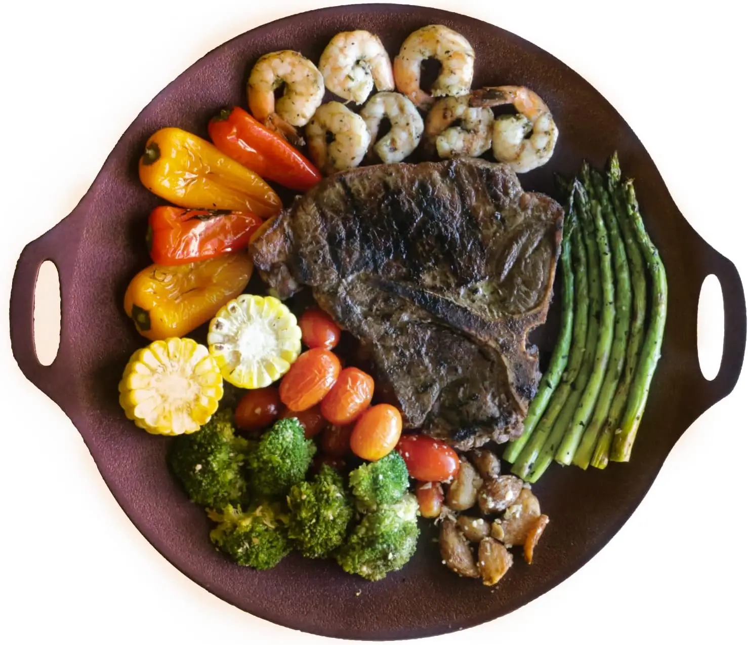 

- 14-inch Nonstick Round Griddle Grill Pan for Korean BBQ/Teppanyaki Pan, Tawa, Roti Pan/Induction Ready/Made in Korea (14-in)