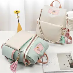 New High Quality Women's Shoulder Bag Large Capacity Oxford Cloth Bags Ladies Backpack Woman Color Tote Women Shoulder Backpacks