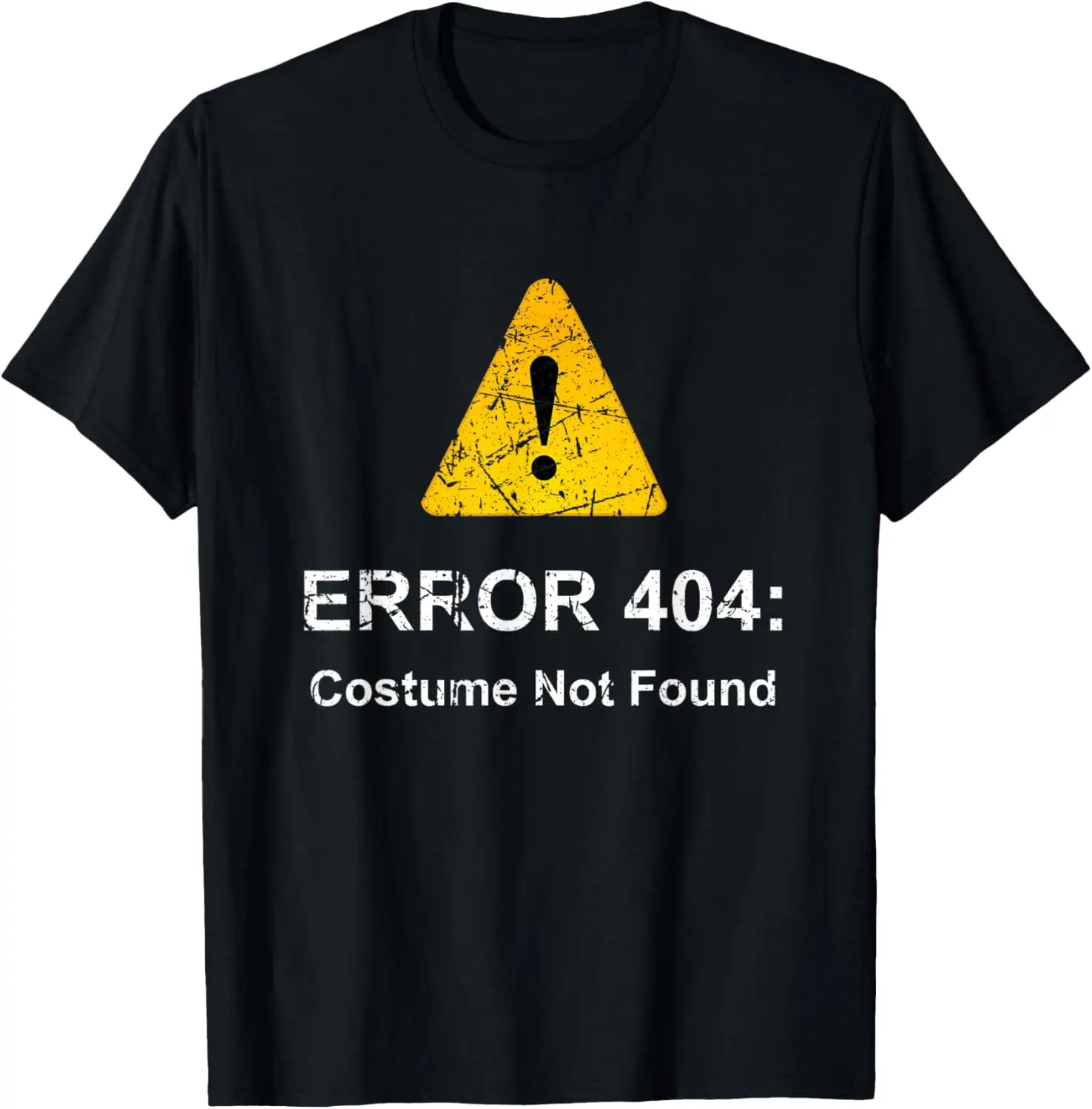 

Помилка 404: Костюм не найдена Хэллоуин Футболка Geek Techie Computer