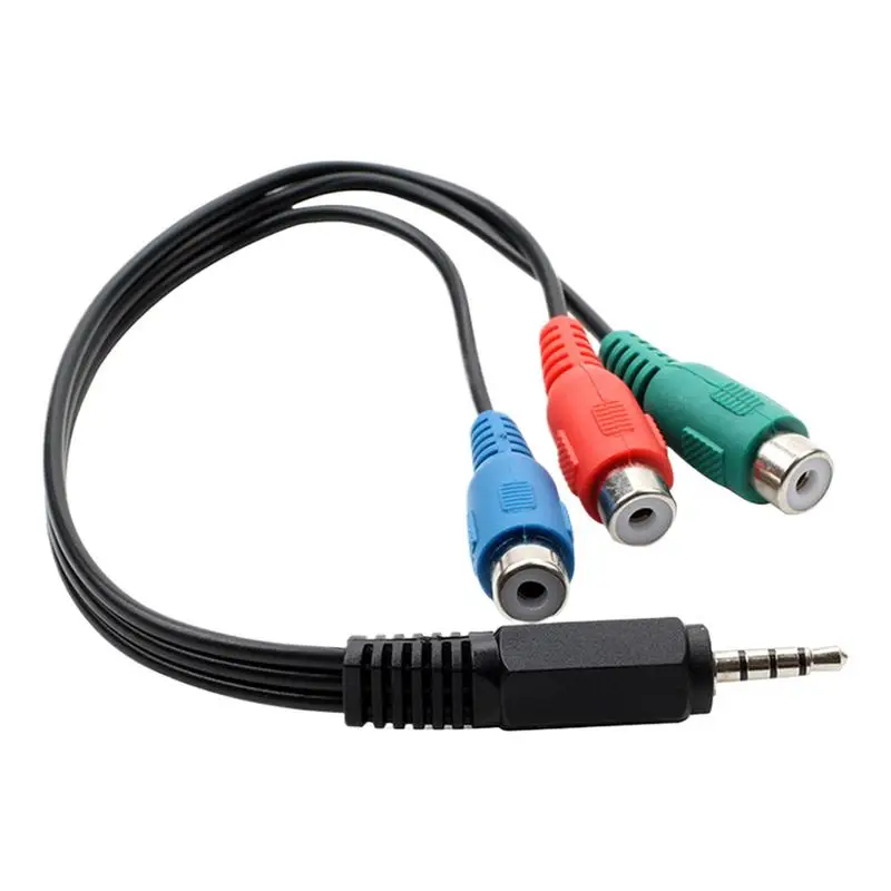 Female Extension Cable Excellent Sound Quality Av Video Cable Soft Female Connector Audio Video Cable Pure Audio Signal