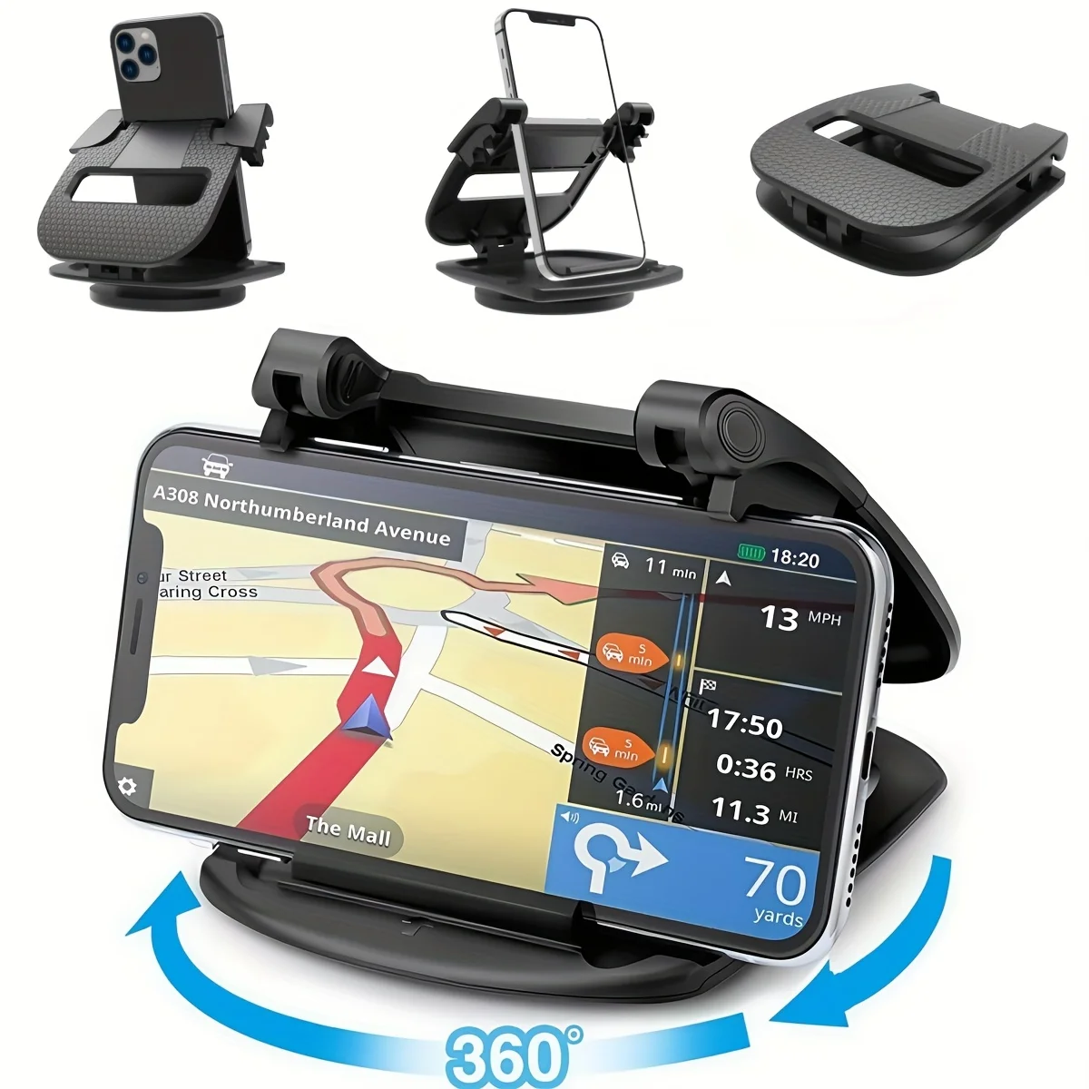 

1PC Car Air Conditioning Port Hook Clip Large Clip Car Phone Holder Machine Adjustable Bracket Universal Car Mount Auto Parts