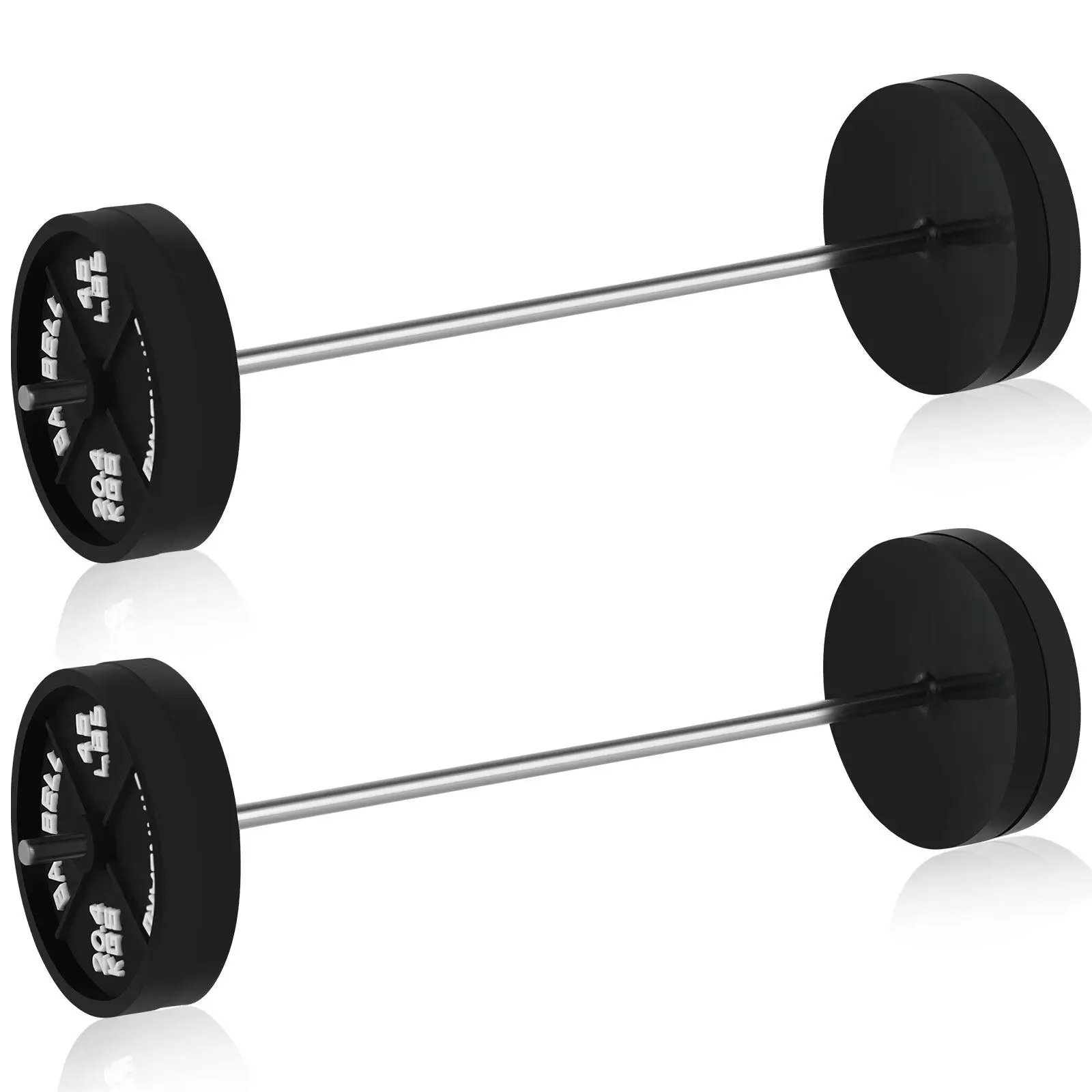 2Pcs Mini Barbell Desktop Fitness Accessory Unique Dumbbell Ornament Miniature Gym Decoration Lifelike Workout Equipment