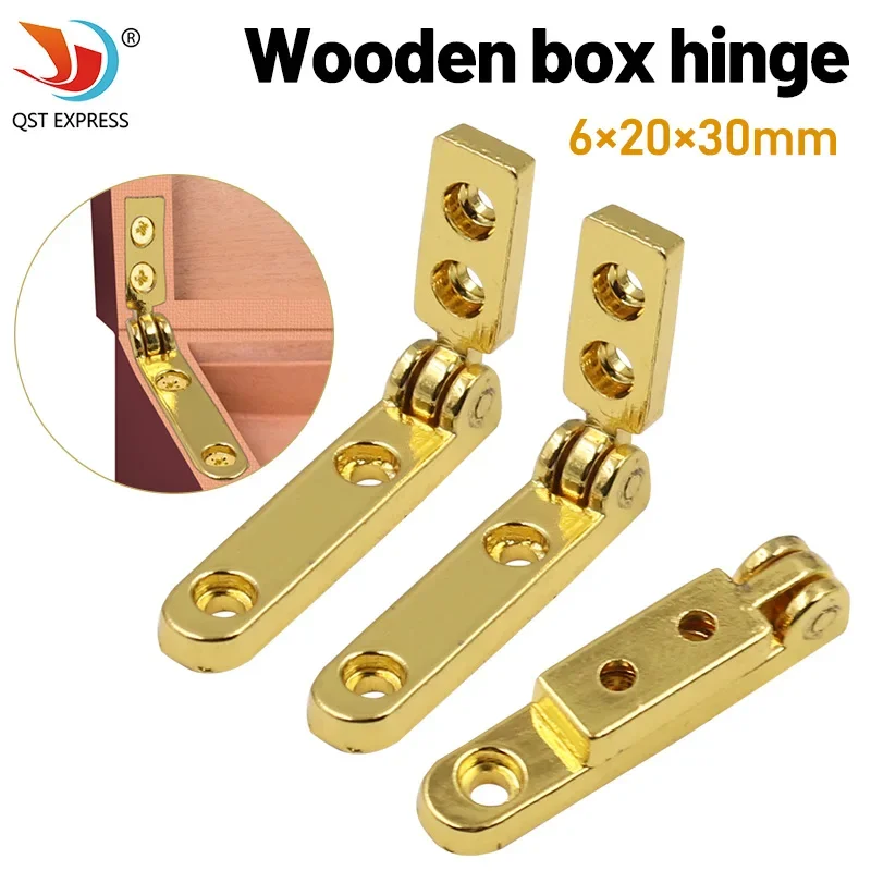 2pcs Zinc Alloy Hinge for Jewelry Box/wooden Box/jewelry Box, Metal Die-cast Seven-word Hinge, No Screws