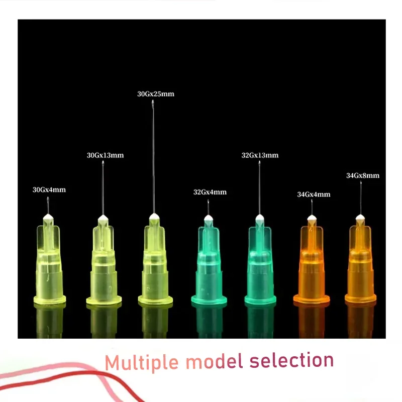 100 قطعة/صندوق 32 جرام 4 مللي متر 6 مللي متر 13 مللي متر غير مؤلم إبرة صغيرة جفن أداة أجزاء للوشم المتاح المحاقن الإبر #2