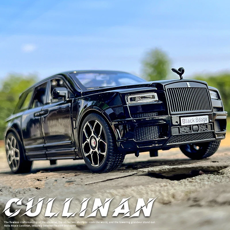 

Модель автомобиля в масштабе 1:32 Rolls Royce Cullinan SUV из сплава, роскошная модель автомобиля, литая металлическая Игрушечная модель автомобиля, имитация звука и фотографий, детский подарок