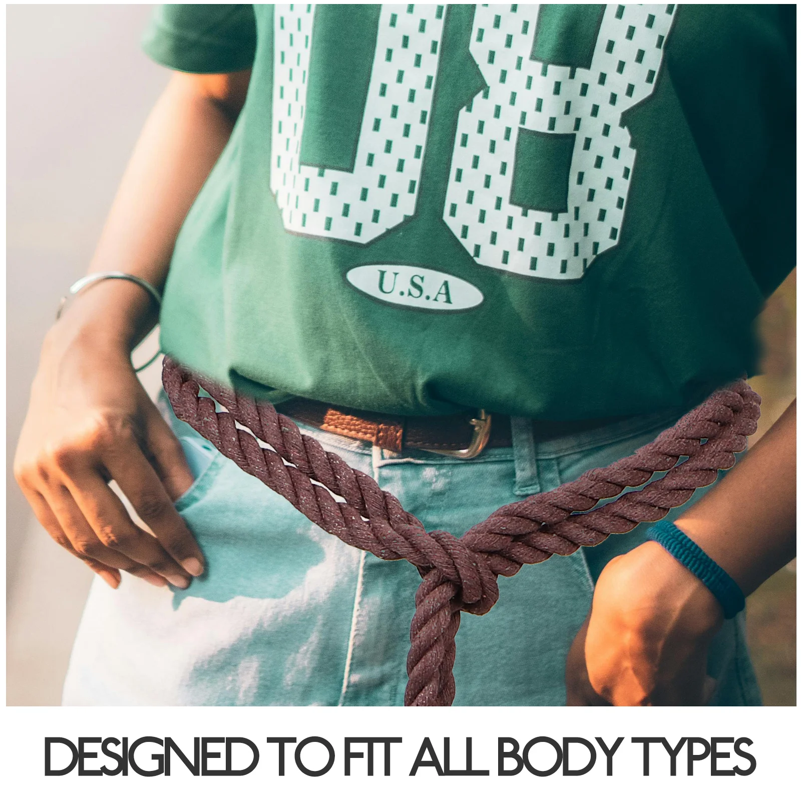 حزام الخصر المزخرف للكاهن، حبل من القطن المنسوج يدويًا، حزام ربطة عنق منسوج قابل للتعديل للنساء والرجال على طراز القرون الوسطى مع شرابات