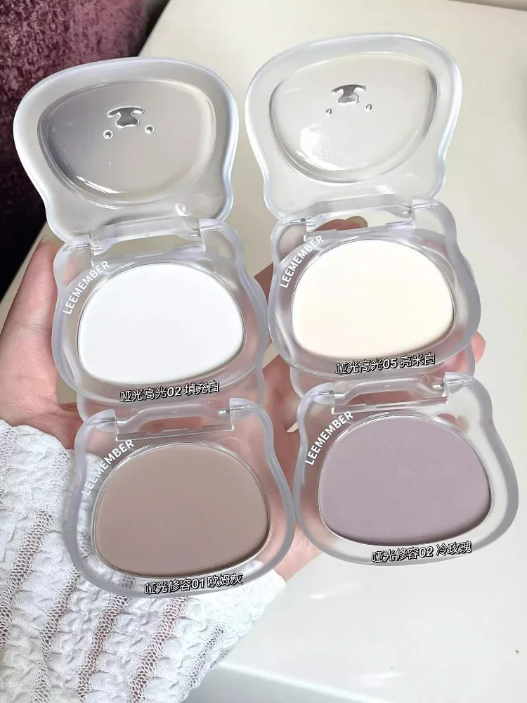 LEEMEMBER ماتي تسليط الضوء على كونتور الظل لوحة الوجه دائم توهج سطع Shimmer3D الأنف الظل مستحضرات التجميل ماكياج #1