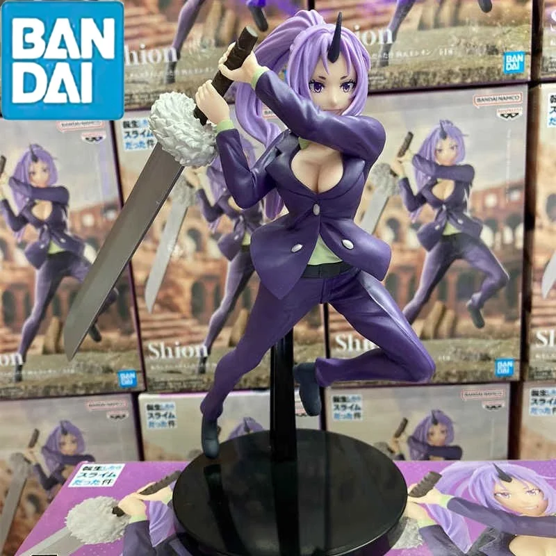 Original Anime That Time I Got Reincarnated As A Slime Shion Figure Toys Pvc Action Figure Model Collector Bandai Model 18cm