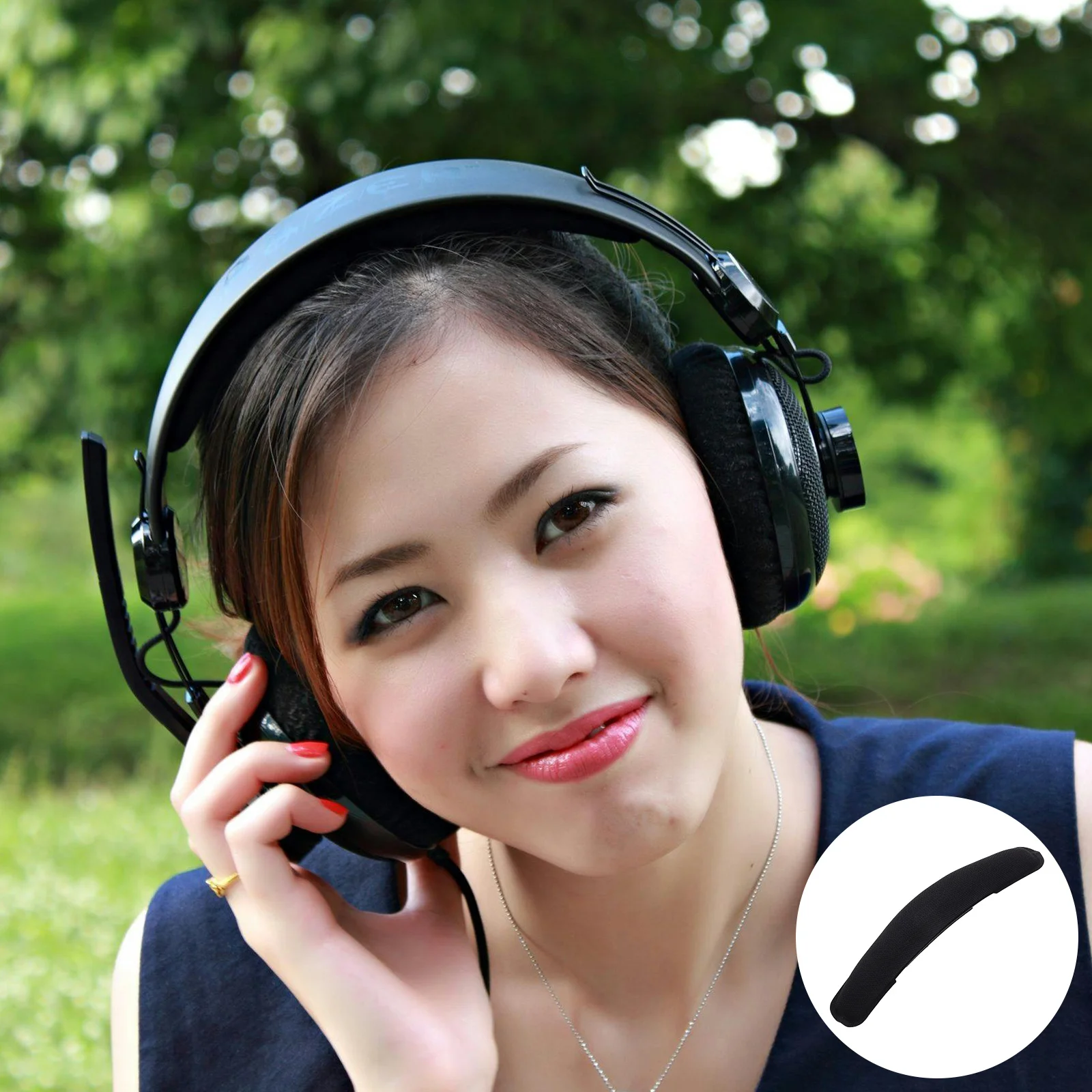 

Comfortable Replacement Headband for Gaming Headset Sweat Resistant Padding Reinforced Design Easy Upgrade Headphone Headband