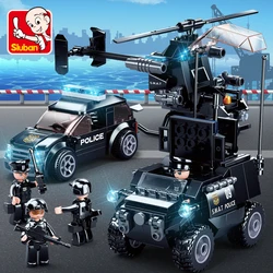 Sluban Building Block Toys City Police 469PCS Bricks B0809 Special Cop Compatbile With Leading Brands Construction Kits