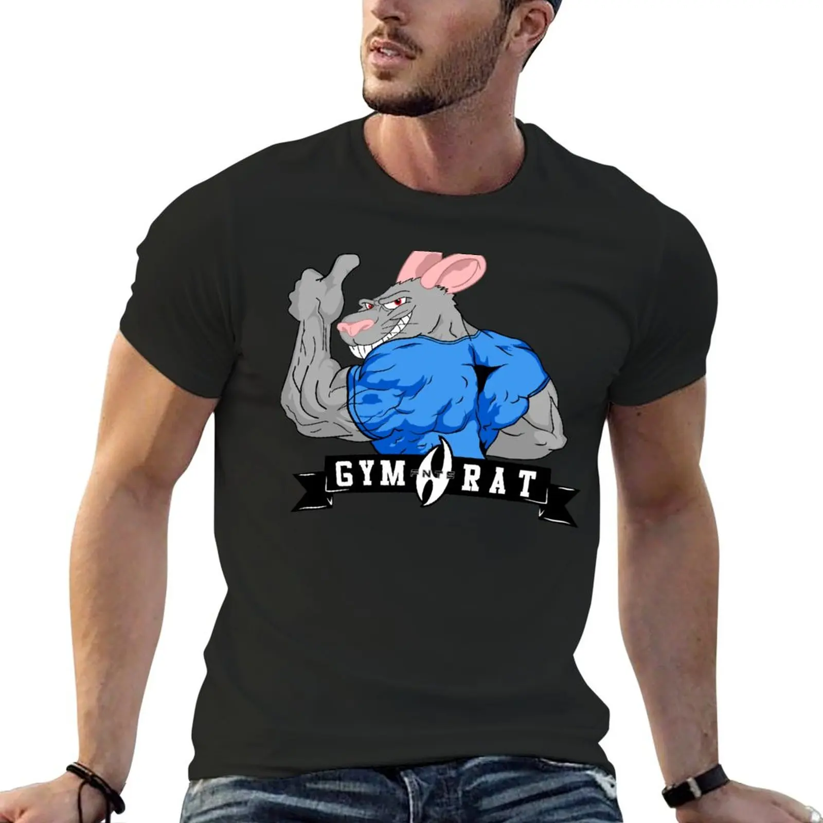 

Gym Rat T-Shirt vintage graphic tee football t shirt Funny t-shirt men t shirts