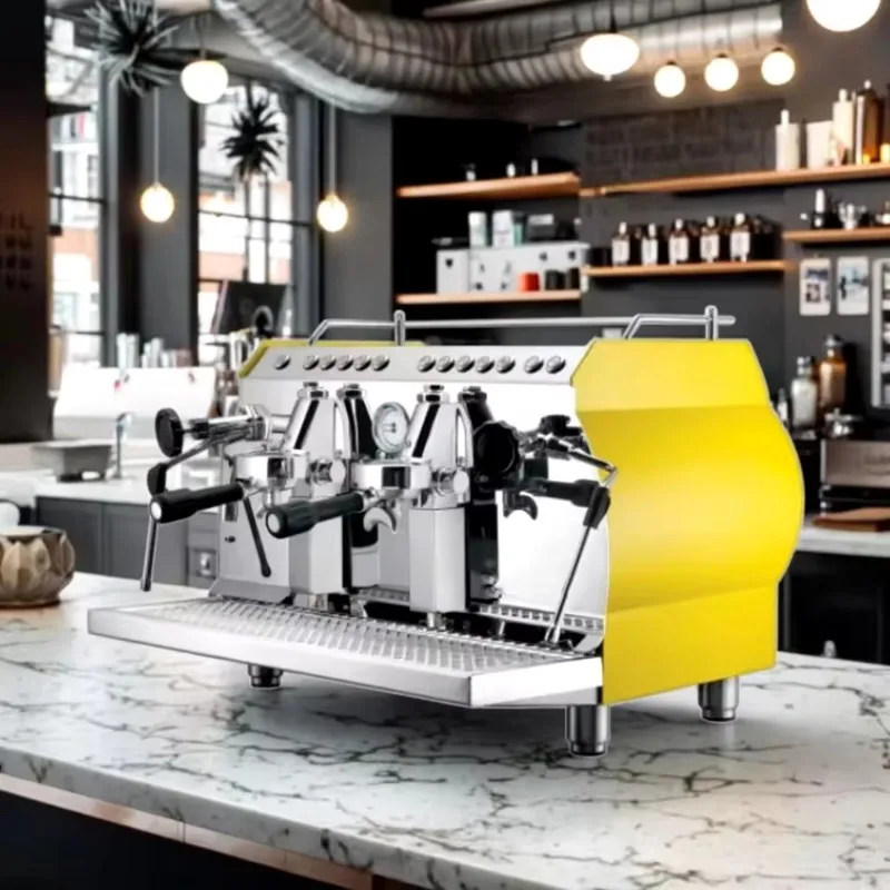 3 Group Commercial Espresso Machine for Banquet Hotel Catering High Capacity Coffee Making Equipment Custom