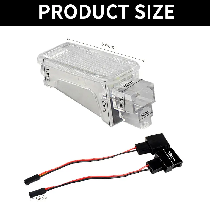 2x Bright White LED Trunk Boot Luggage Compartment Light Lamp For Skoda Octavia Fabia Superb Roomster Kodiaq - Image 6