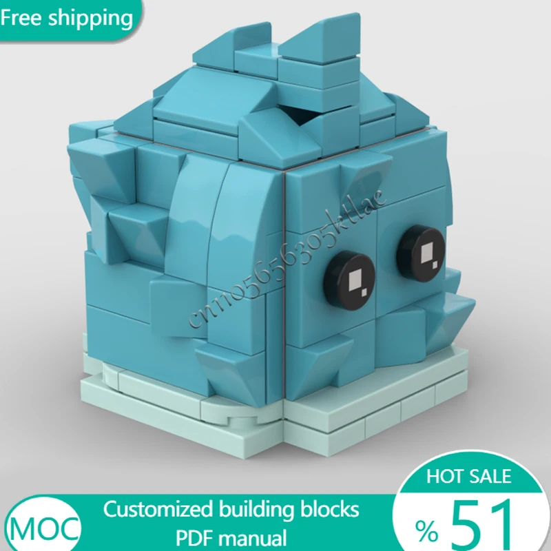 108 PCS Trees Iceberg lettuce MOC Customize Modular Building Block Educational Kids Simple Popular DIY Boys Toy Christmas Gift