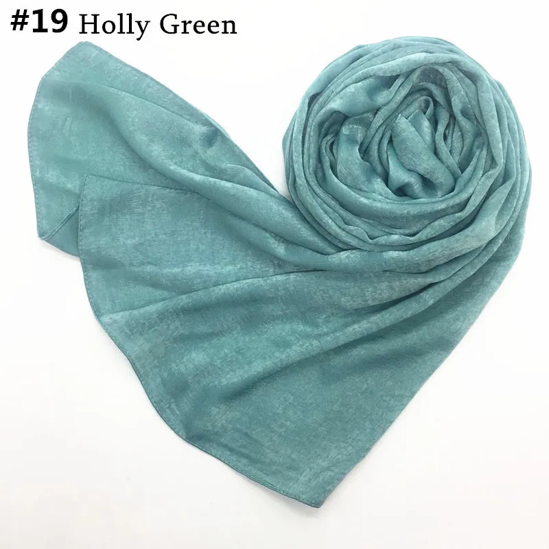 Women's Silk-like Satin Scarf Solid Color Thick Closed Toe Shawl Scarf Factory Direct Supply