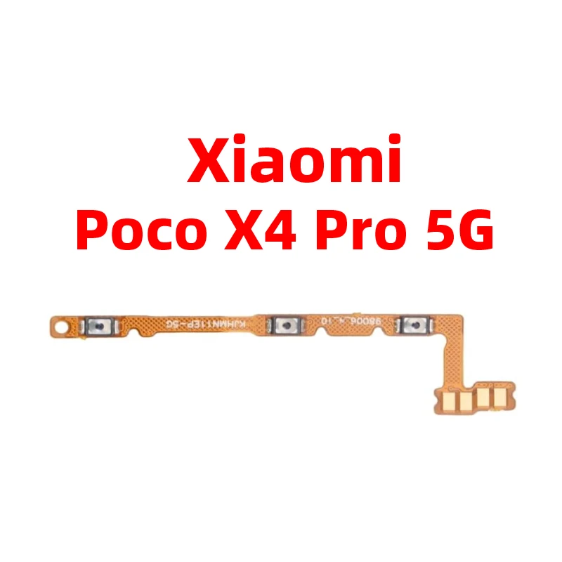 For Xiaomi Poco X4 Pro 5G Power ON OFF Volume Camera Key Button Switch Flex Cable Replacement