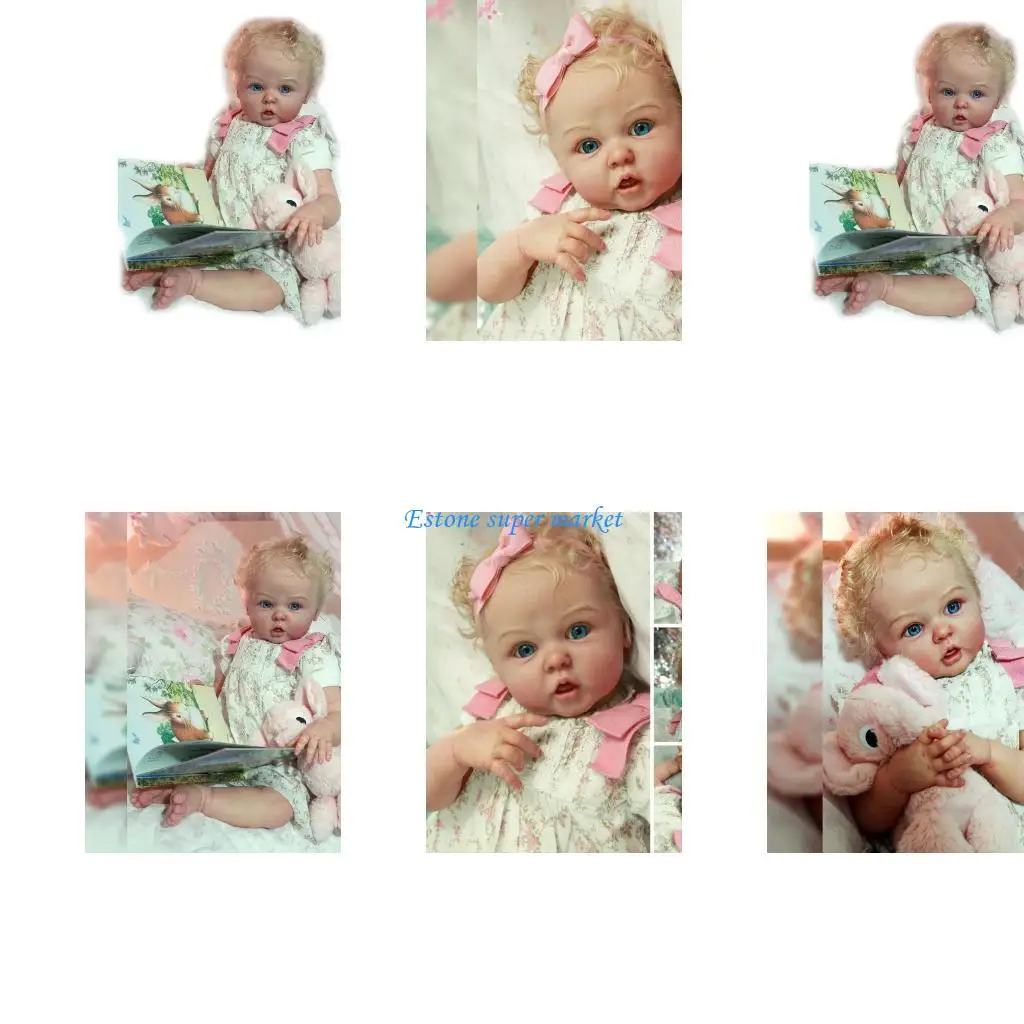 

090B 23,6 дюйма 3D-краска для аксессуаров для кукольной кровати Реалистичная игрушка с усовершенствованной 3D-рисовкой