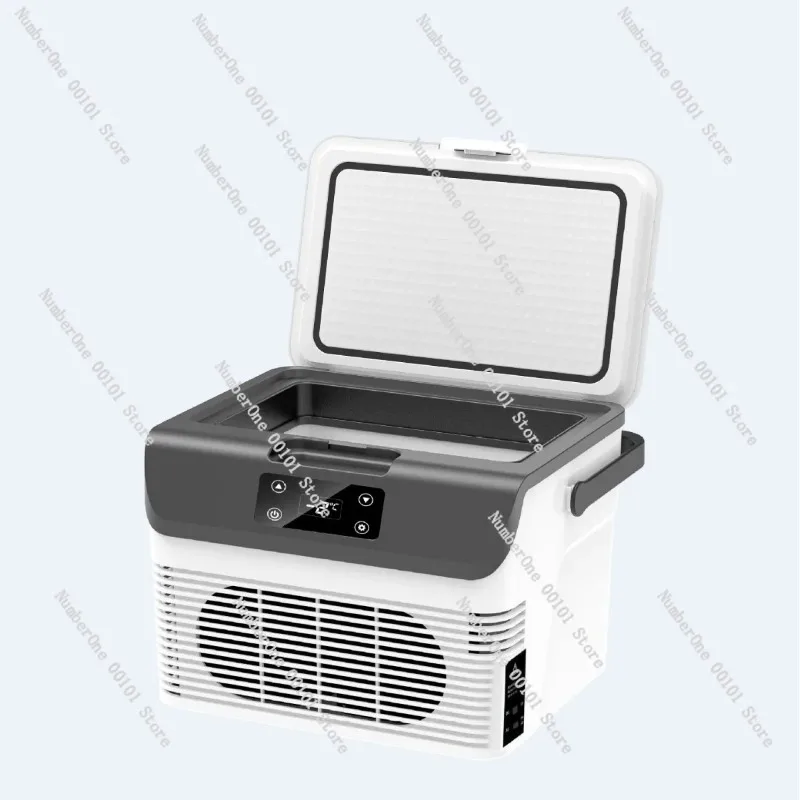 Car Refrigerator 24V/12V/220V Truck Home Dual-Use, Portable Cooler Warmer Mini Fridge with Compressor Cooling