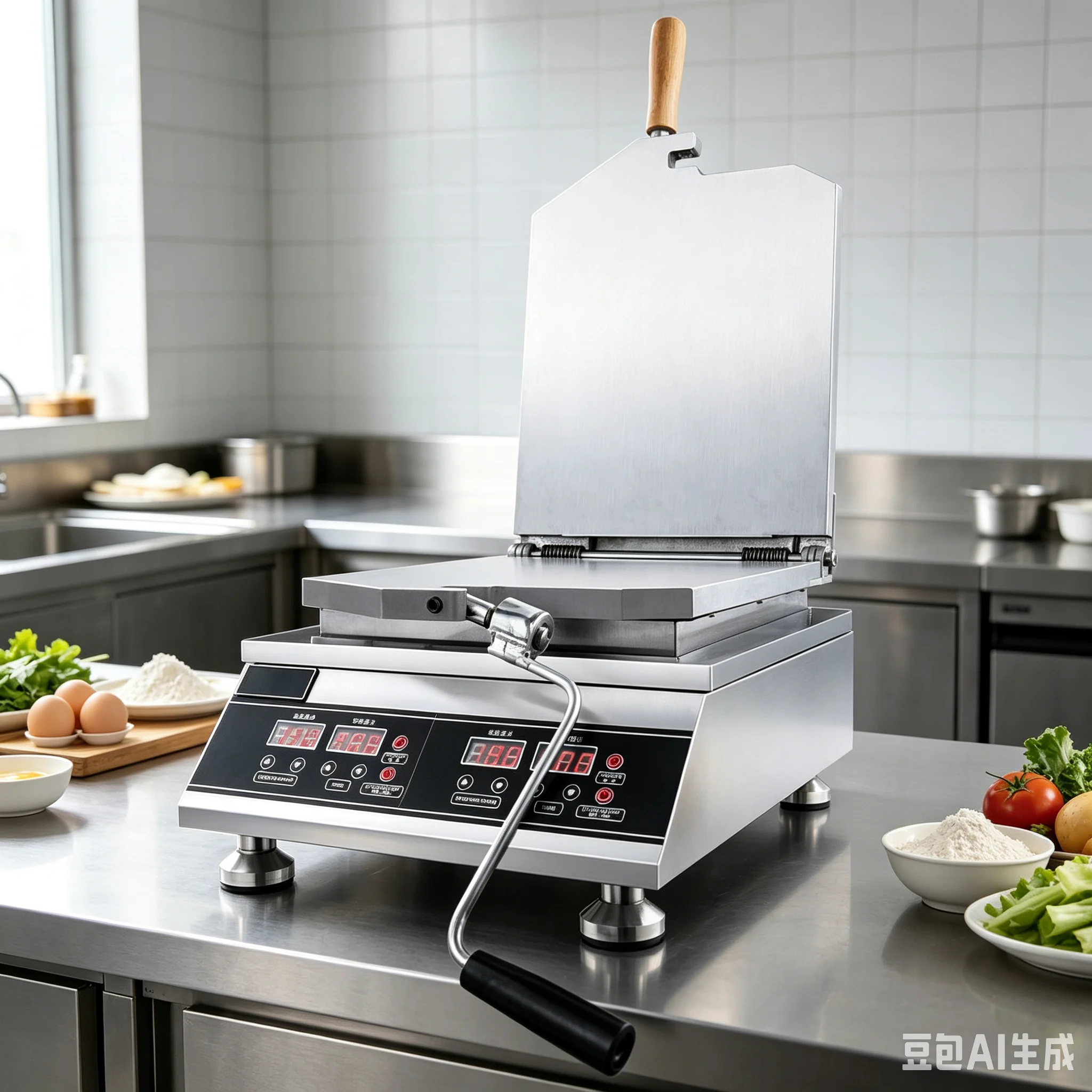 Commercial Crepe Machine SeafoodFossil Cake Machine Octopus Senbei Pancake Machine Patelnia Elekteyczna Do Naleśników