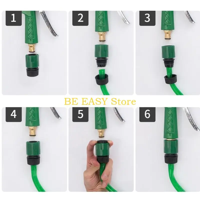 E28F High-Pressure Water Spray Guns Spray Lawn Multi-Function Car Wash Hose Sprinkle Nozzle Garden Watering Sprinkler Tool