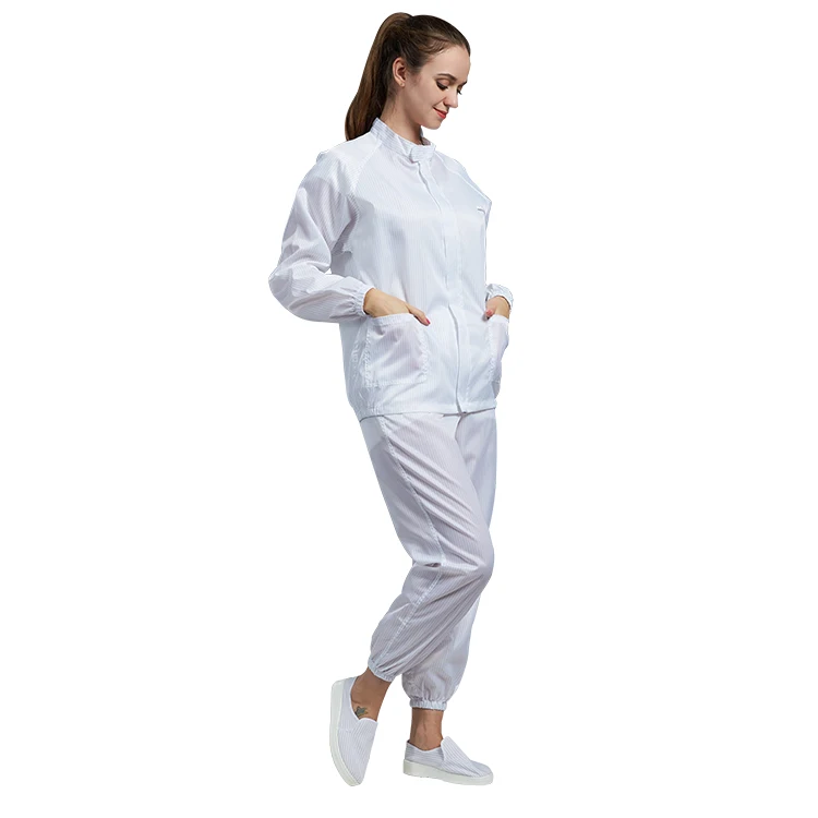H-1106 Antistatisches ESD-Kleidungsstück, Reinraumkleidung, antistatischer Anzug, Sicherheitskleidung (keine Schuhe)