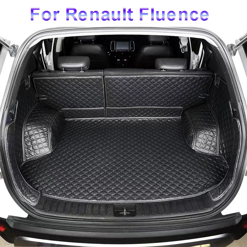 High quality The Trunk Cargo Leather Liner Car Trunk Mat Cargo Compartment Carpet Mud For Renault Fluence