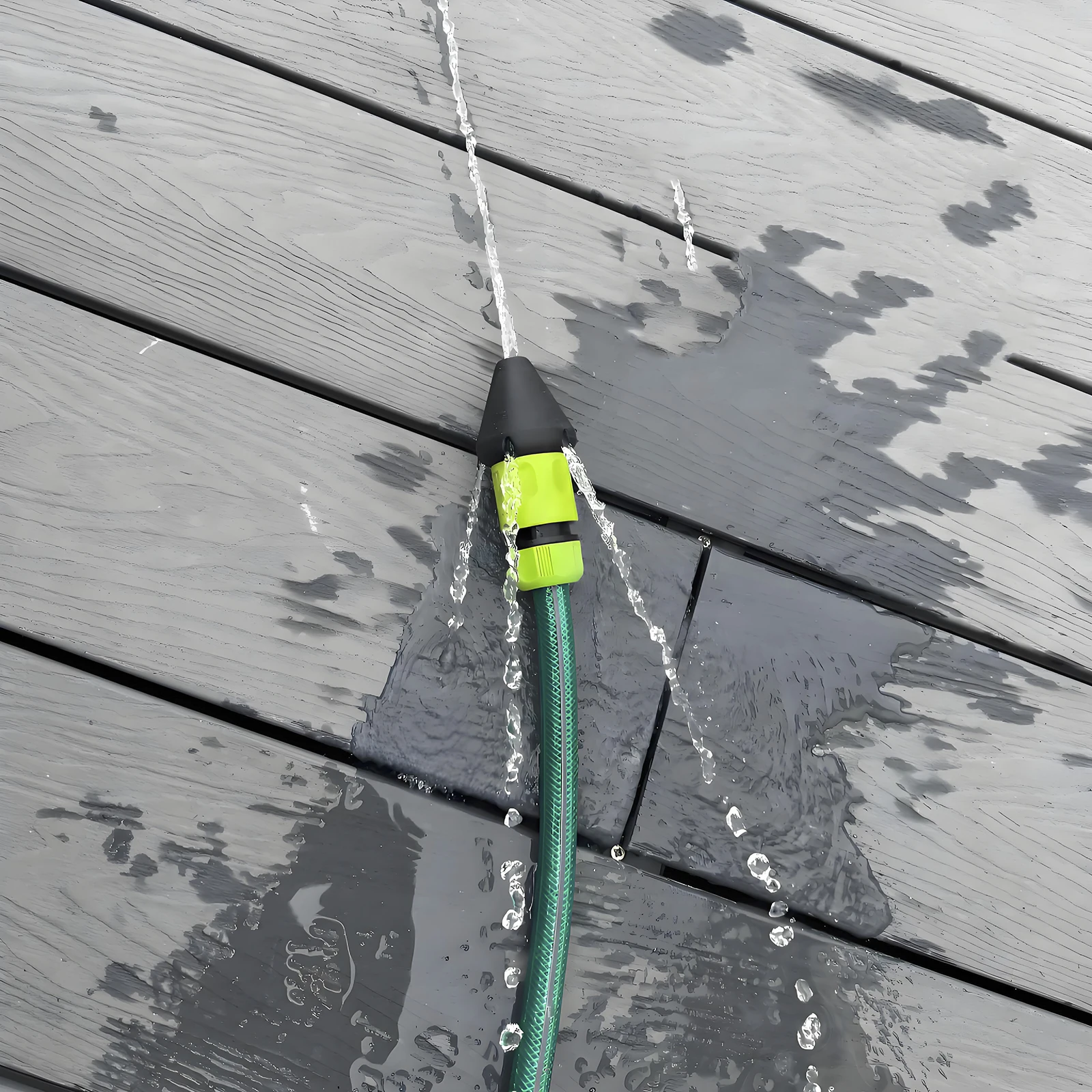 Heavy-Duty Plumbing Snake Jet with Powerful Water Flow Drain Cleaning, Manual Pipe Cleaner Tool Landscape Ditch Dredging Nozzle
