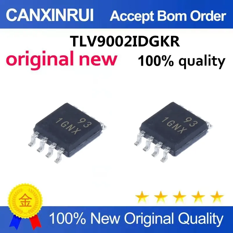 

TLV9002IDGKR Silk Screen 1GNX Precision Operational Amplifier VSSOP-8 Package Quality Assurance