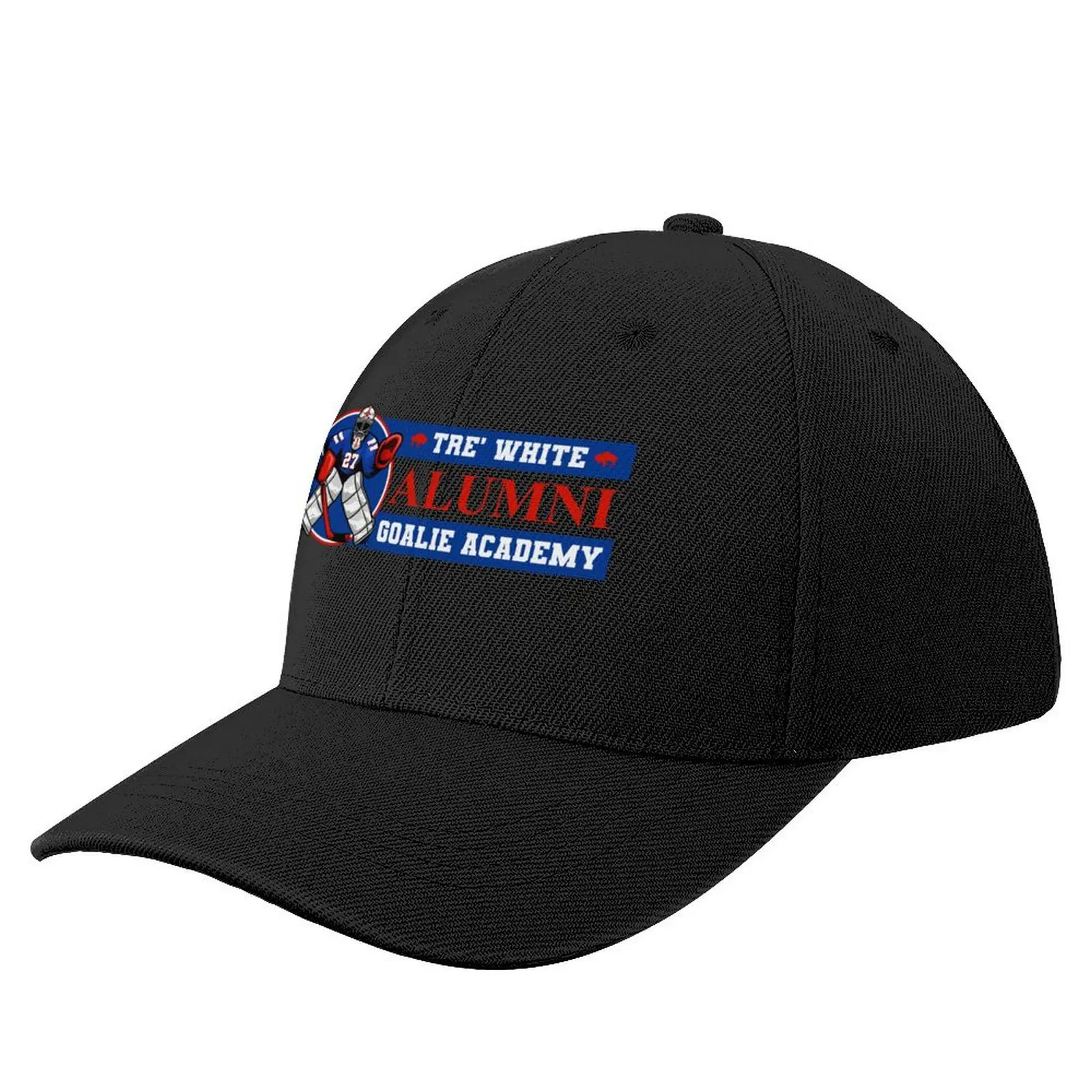 Tre White Goalie Academy Baseball Cap Golf Hat Man Hat Man For The Sun Golf Hat Thermal Visor Boy Child Women's