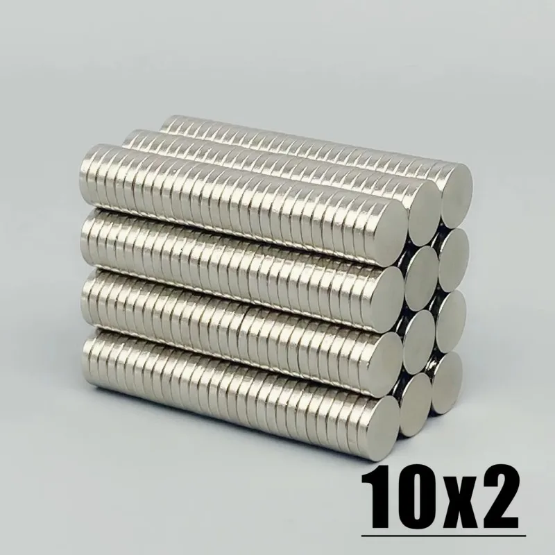 

1000pcs 10x2mm Magnet Strong Magnet Round Shape Craft Diy Fridge Magnets, Whiteboard Magnets,Office Magnets 10*2 Accessory