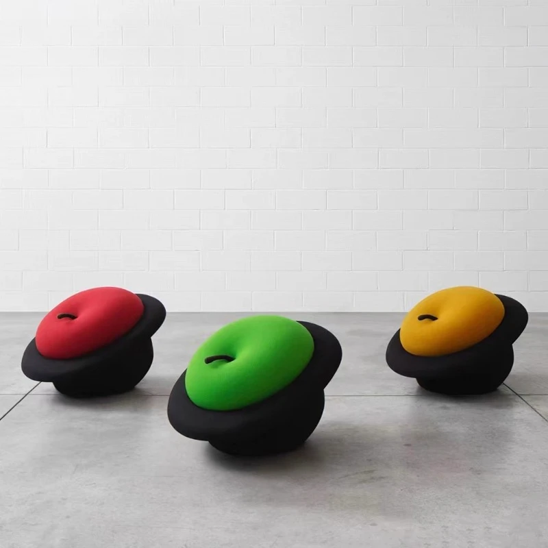 

Spot designer creative apple stool top hat leisure chair hat modeling sofa Italian children's model room exhibition hall