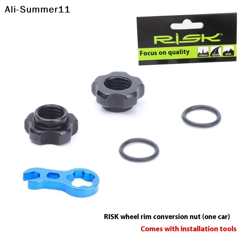 

【A6L】Bicycle Tire Valve Nut Washer Mountain Bike Tubeless Presta/Schrader Valves Wheel Rim Tire Valve Core Nut Bike Accessories