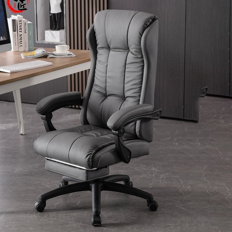 

Luxury Ergonomic Chairs Relaxing Modern Swivel Footrest Chair Executive Lounge Recliner Italian Sedie Da Ufficio Home Furniture