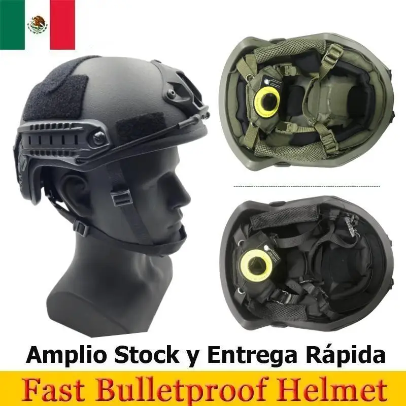 Capacete à prova de balas RÁPIDO com Sistema de Almofada de Suspensão Wendy, Capacete Tático, ACH Alto Corte, Alta Qualidade, NIJ IIIA