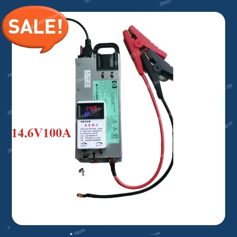 شاحن سريع: 3 ~ 15 فولت 3 ~ 100 أمبير، قابل لإعادة الشحن: بطارية الرصاص الحمضية، بطارية ليثيوم فوسفات الحديد، RV، سيارة السرير، شحن بطارية السيارة