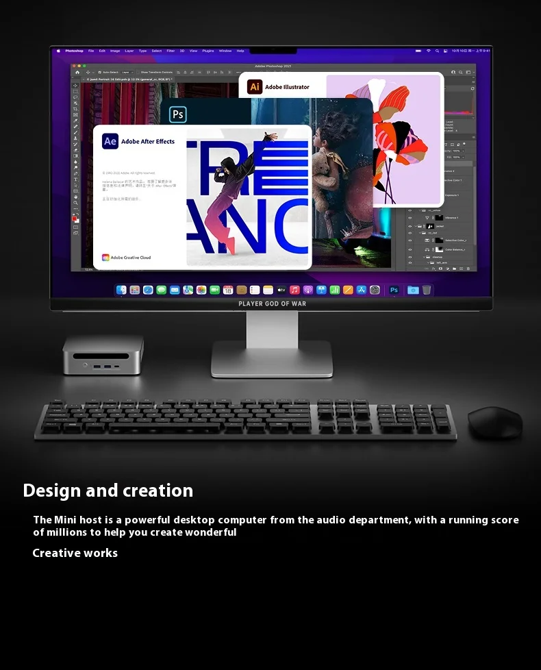 SZBOX Super NVIDIA 6G كمبيوتر صغير Intel N305 DDR4 3200M M.2 2280 NVMe/SATA SSD USB3.0*2 Wifi6 BT5.2 Windows 11 Gamer كمبيوتر مكتبي #6