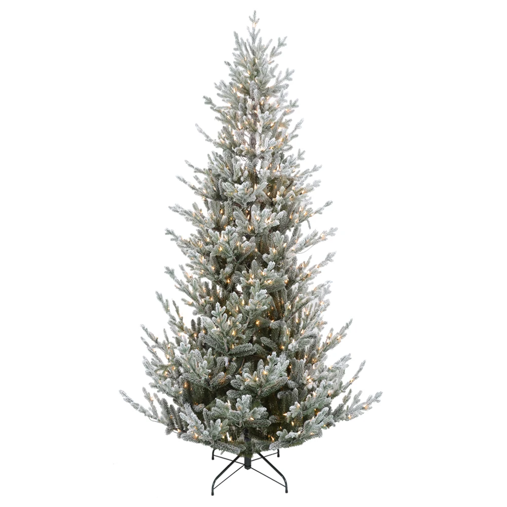 

2024 Snow Flocked Hinged Christmas Tree for Holidays