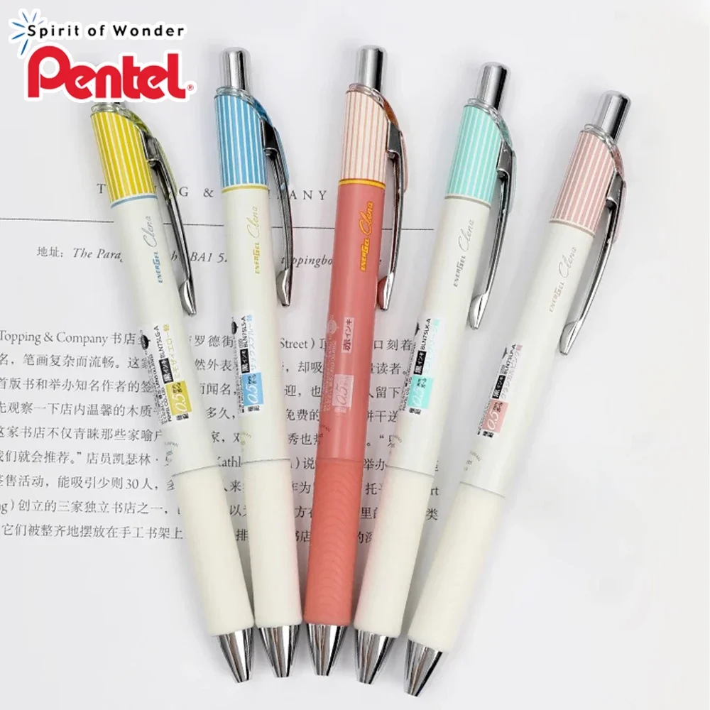 

3 шт., японская гелевая ручка Pentel, энергосберегающая быстросохнущая цветная ручка 0,5 мм, ограниченное количество, канцелярские принадлежности BLN75 для студентов, милые канцелярские принадлежности