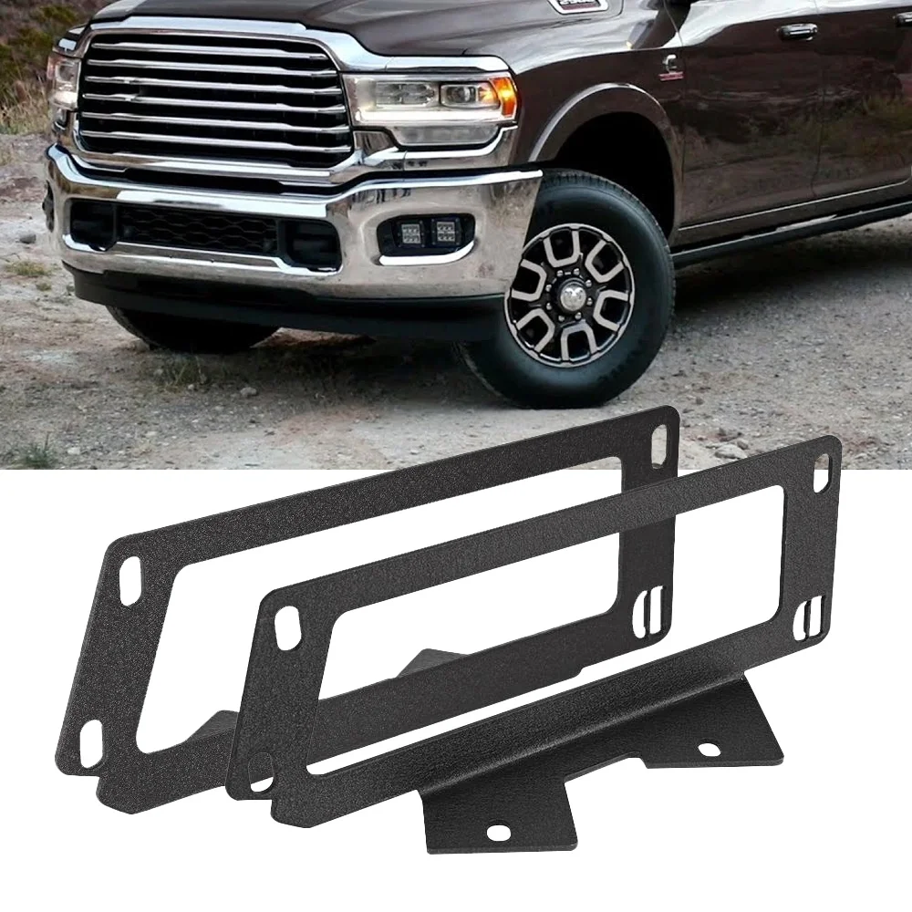 

Кронштейны для скрытого крепления противотуманных фар на бампер для Dodge Ram 1500, 2500, 3500 (2010-2019 гг.)