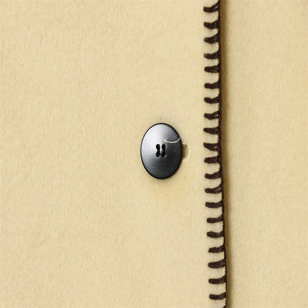 الخريف الملابس النسائية الجديدة مزاجه المألوف تنوعا اليومية شبه عالية طوق الحدود الربط سترة بأكمام طويلة #4