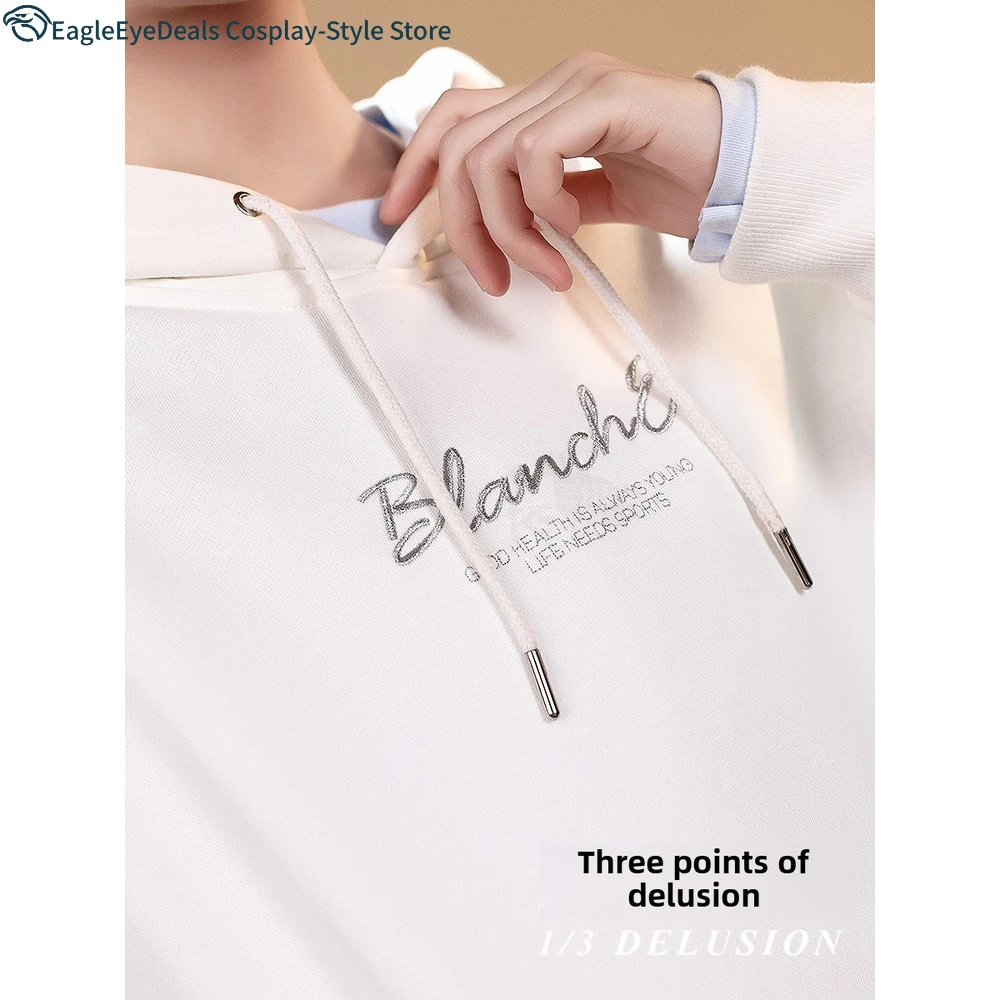 سترة Starlight Academy Shen Xinghui ذات قلنسوة كلاسيكية للحب والعميق، سترة أنيمي كوسبلاي غير رسمية لحفلات الهالوين في الحرم الجامعي