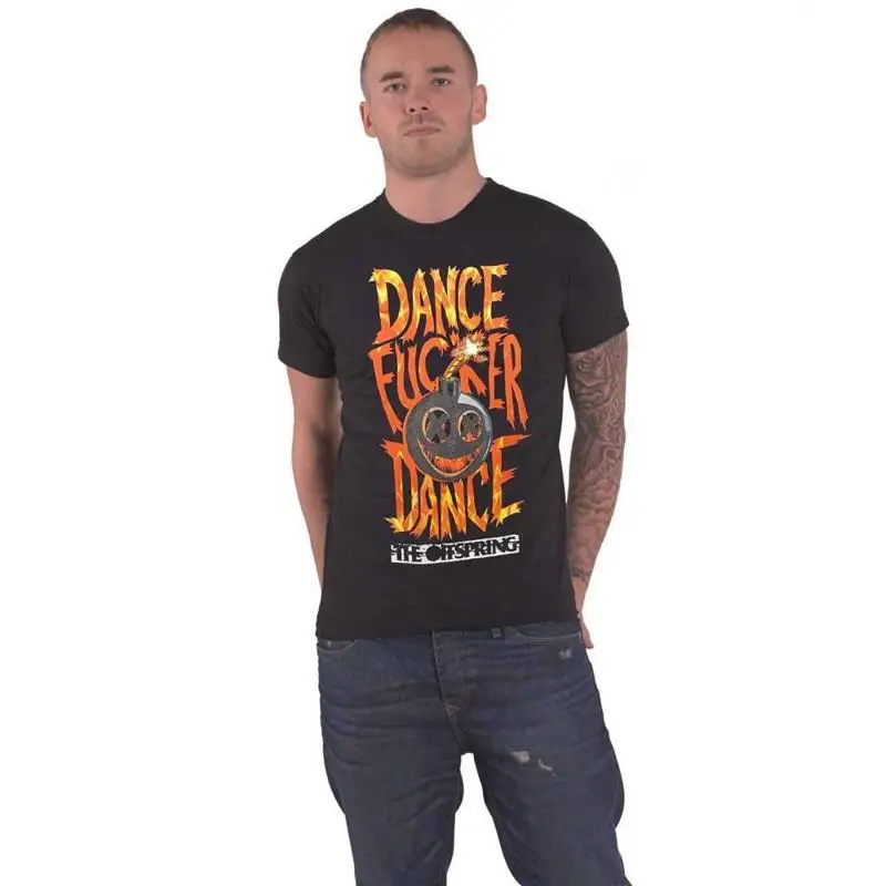 

The Offspring T Shirt Dance Band Logo New Official Black